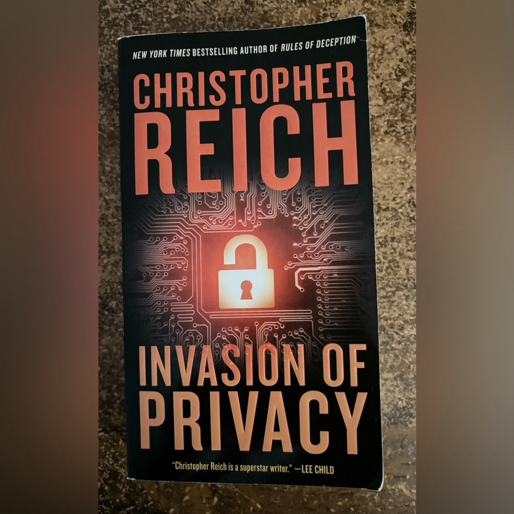 (3 for $20)Christopher Reich Invasion of Privacy Good Used Condition